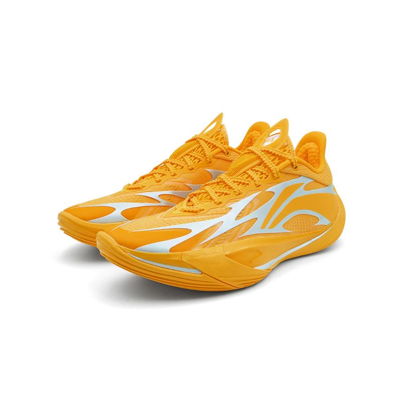 Li Ning Sonic 13 V2 Xu Jie PE Edition Легкая амортизация Стабильная поддержка Спортивная обувь Мужские кроссовки Хромированный-Желтый ABAV075-11