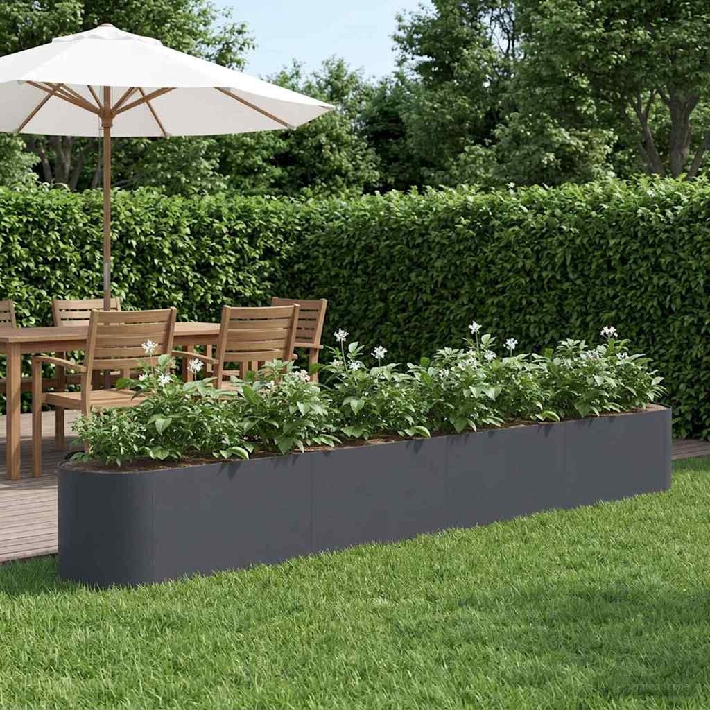 Elevated Garden Bed Garden Anthracite 360 x 40 x 40 cm