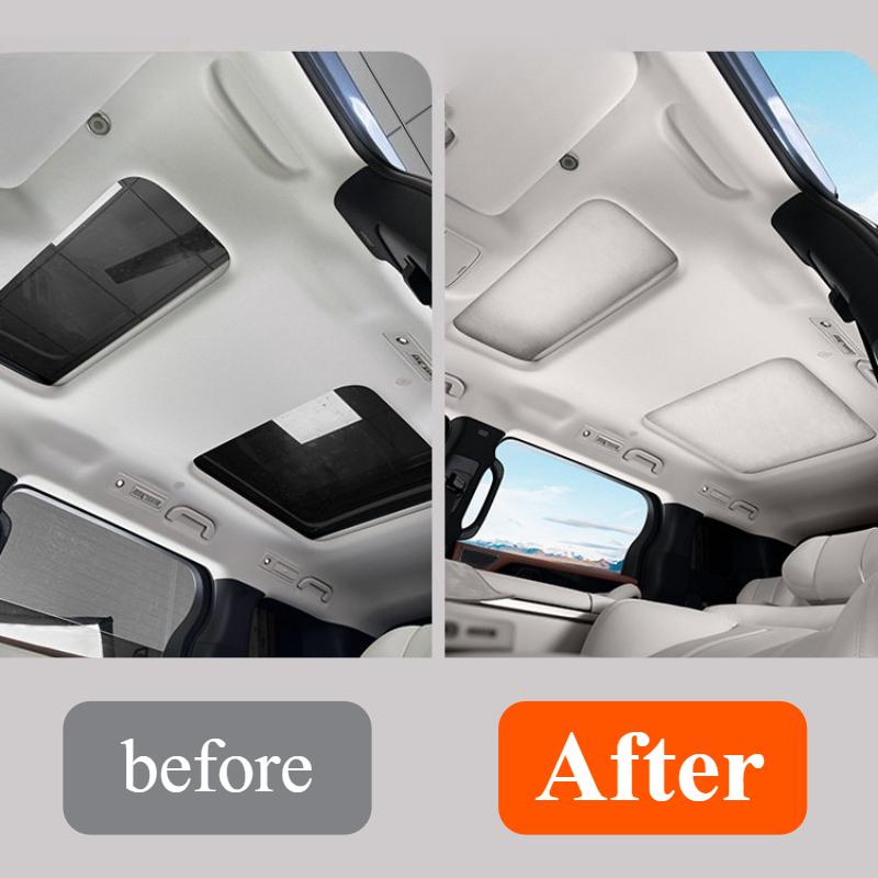 For Toyota Sienna Granvia Static Cling Sunroof Sunshade Electrostatic Adsorption UV Protection Heat ulation Car Tools