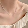 Sparkling Three-layer Stacked Necklace Women's French Niche Light Luxury Versatile Collarbone Chain Super Flash Item Decoration