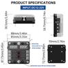 6-позиционный блок предохранителей с держателем коробки заземления, защитной крышкой, светодиодной индикацией, болтовыми клеммами для автомобиля, лодки