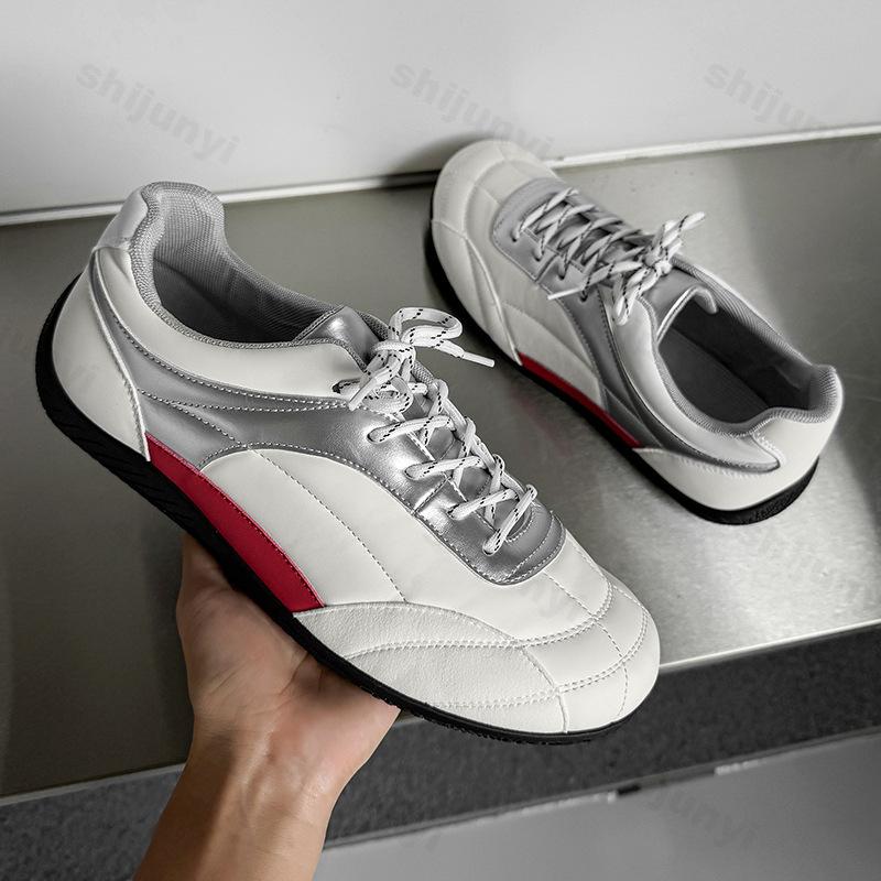 Мода 2025 Весна Новая Мужская Модная Тенденция Нескользящая Повседневная Спортивная Обувь Тонкая Подошва Низкий Верх Универсальные Удобные Кроссовки на Плоской Подошве со Шнуровкой