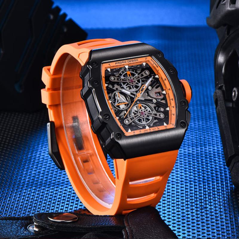 Pagani Design Мужские часы многофункциональные кварцевые водонепроницаемые часы типа «тонно» высокого класса