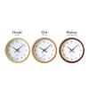 KATOMOKU Muku Clock 13 Oak Wall Clock Continuous Second Hand km-130OARC 220mm (Radio Clock)