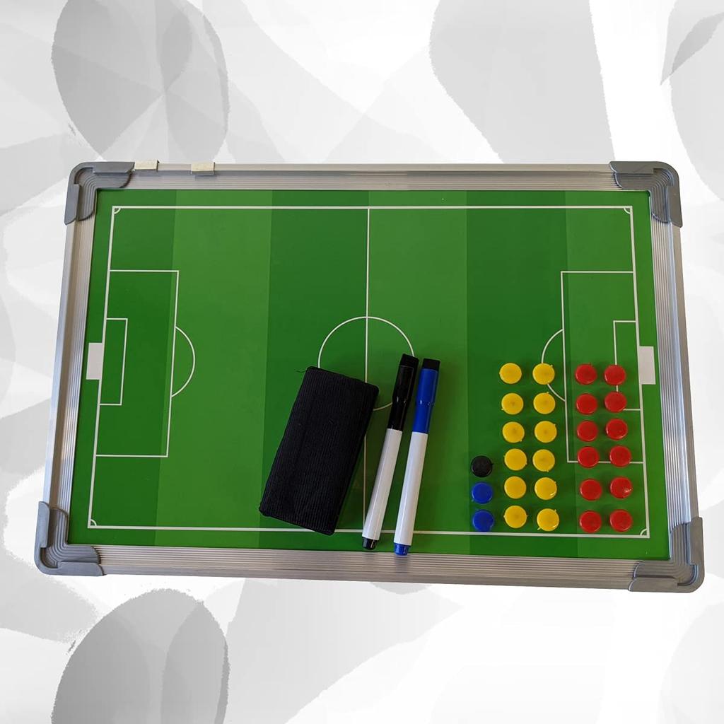 Тактическая доска Fungoal для футбола [Зеленая] Тактика и позиции Доска для стратегии Тренерская доска