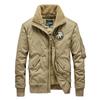 Зимняя утолщенная хлопковая одежда Мужская свободная одежда больших размеров с хлопковой подкладкой Мужские куртки Инструментальные хлопковые куртки для мужчин