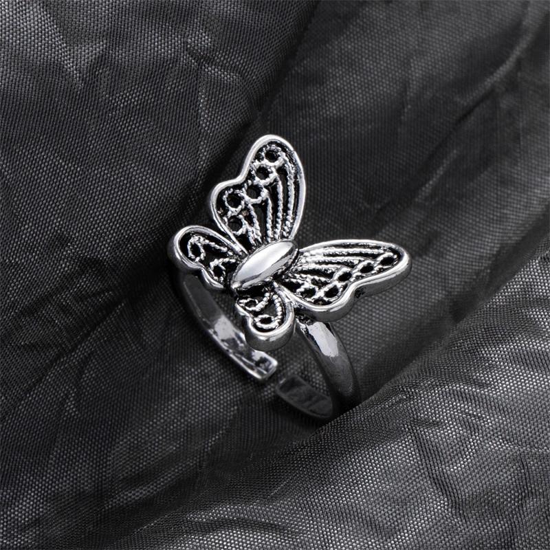 Аксессуары Ювелирные изделия Эпоксидная мода Ретро Кольцо Сова Мужское кольцо из титановой стали