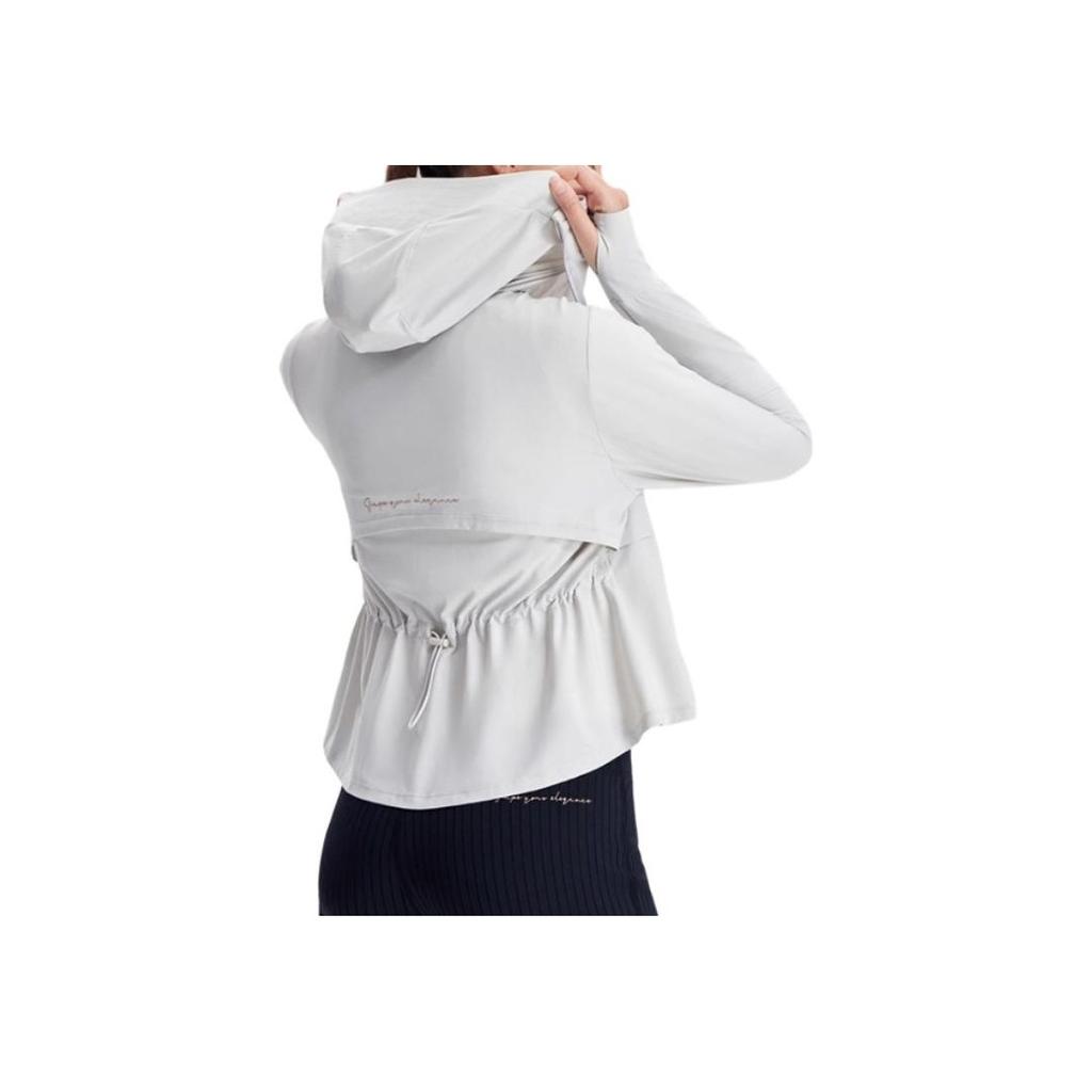 Fila Легкая дышащая куртка с защитой от солнца женская верхняя одежда Облачно-грибной-серый A51W421505AGY