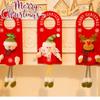 1PC Christmas Door Hanging Red Cristmas Decoration Home Decor 2025 Xmas New Year Sale Snowman Year's Christmas Festive
