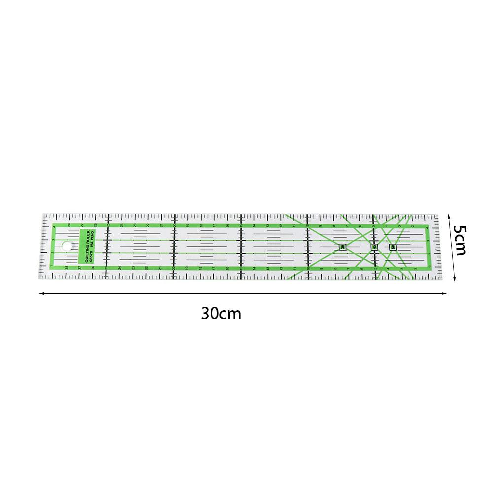 Rectangle Sewing Ruler Transparent Tailor Ruler Clothing Cutting Quilting Ruler Dressmaker