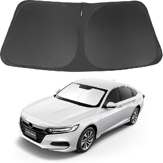 TINGLU Солнцезащитный козырек для Tesla Model X Tesla X 2016-2024 2025 Аксессуары Солнцезащитный козырек на лобовое стекло Защита от УФ-лучей Накидка на солнцезащитный козырек С