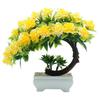 1шт искусственный цветок бонсай в горшке гостиная партия настольная мебель декор