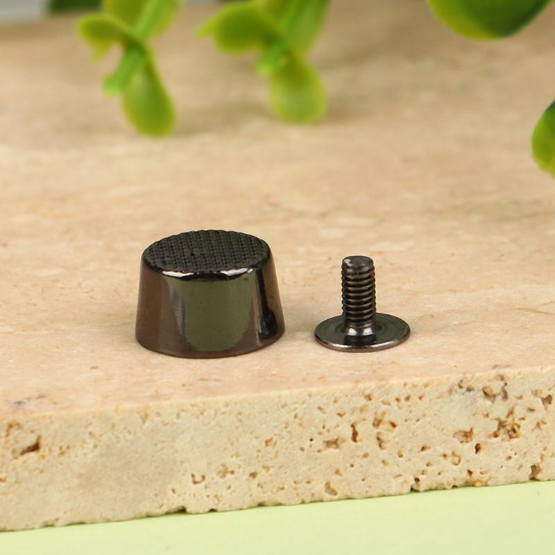 4 шт. металлические заклепки с винтовой заклепкой для кожаного кошелька для одежды, фурнитура для украшения 12 мм