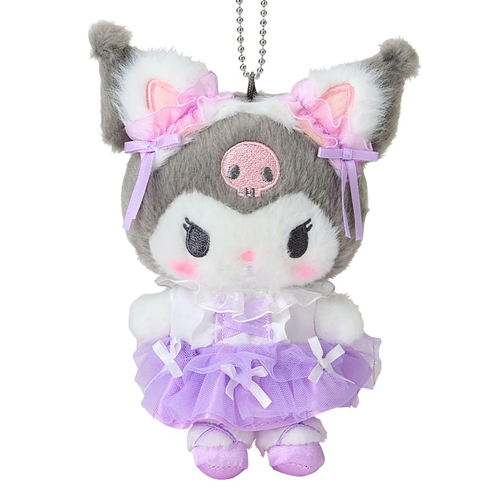 Mascot Holder Cat Kuromi 414573 [Sanrio] (White Ballerina)