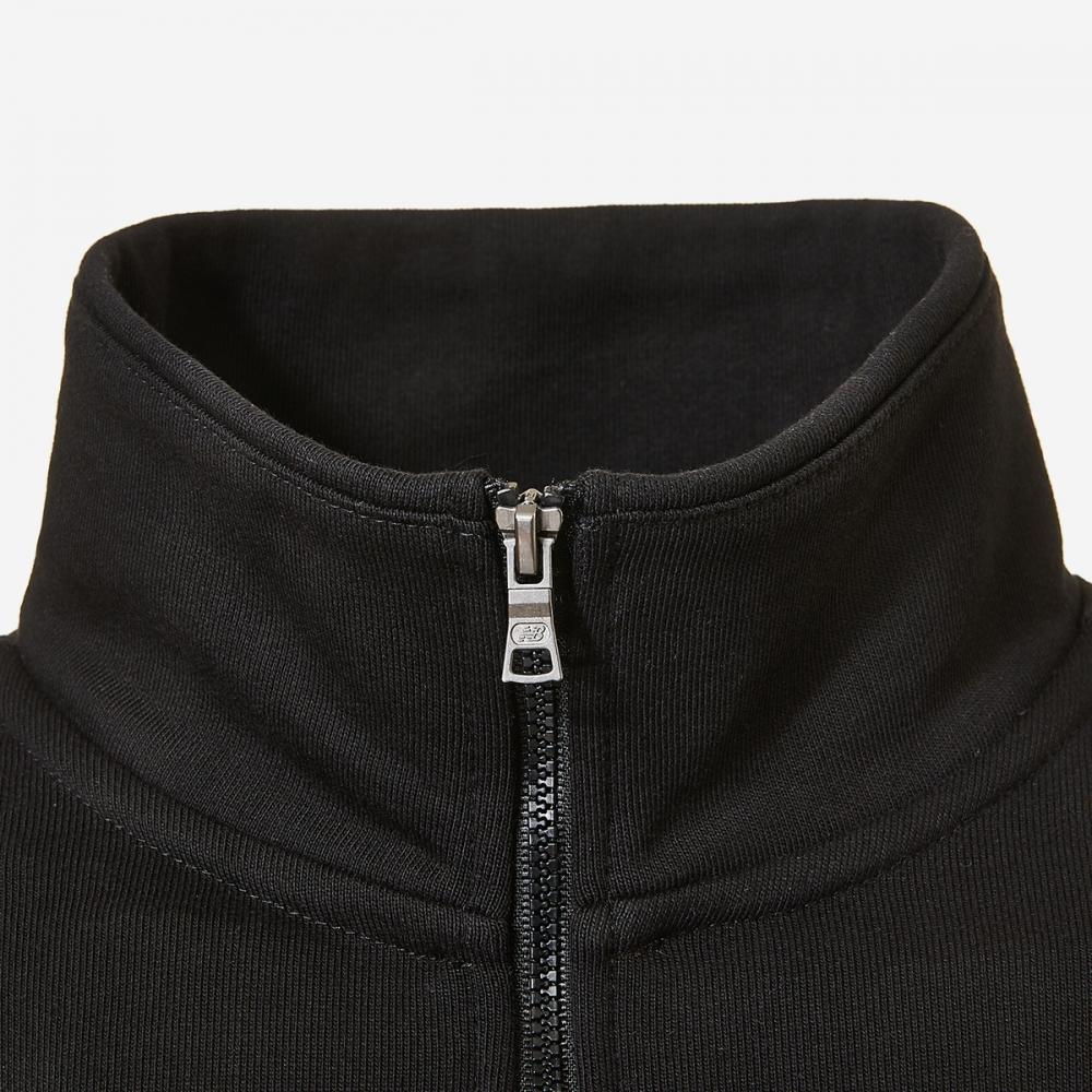 New Balance Толстовка Uni на полумолнии 19 Черный 