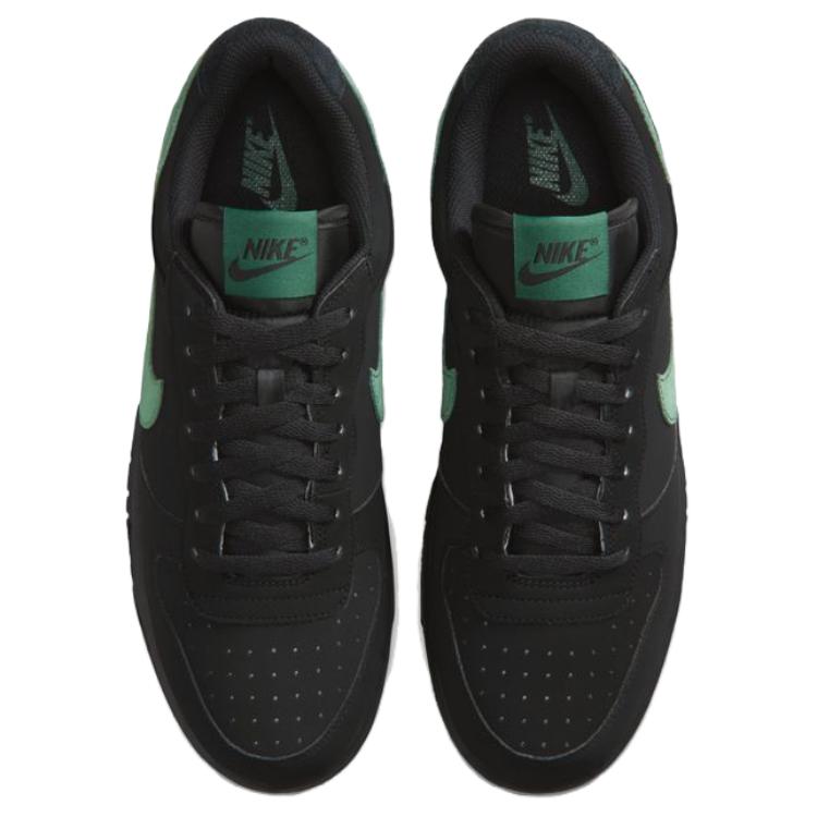 Nike Большие Низкие Скейтбордические Кроссовки Мужские Черно-Зеленые 854166-008