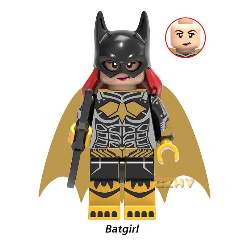 DC Comics Мини-фигурка Бэтмен Минифигурки Джокер Пугало Пингвин Кирпичики Игрушки X0227