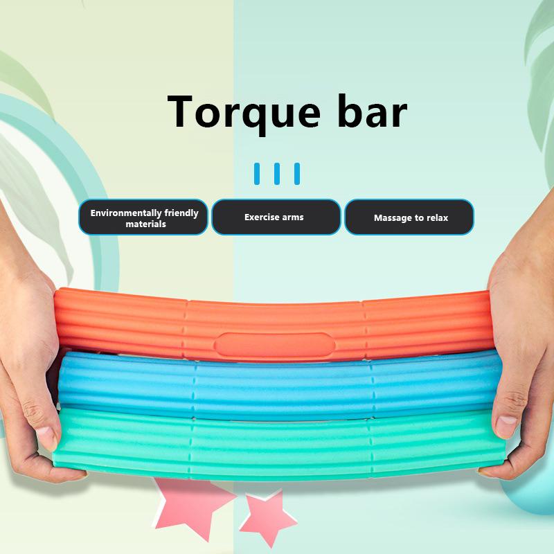 Бар сопротивления для физиотерапии, гибкий нескользящий скручивающийся брус для упражнений на руки, снимает боль при тендините, улучшает силу хвата