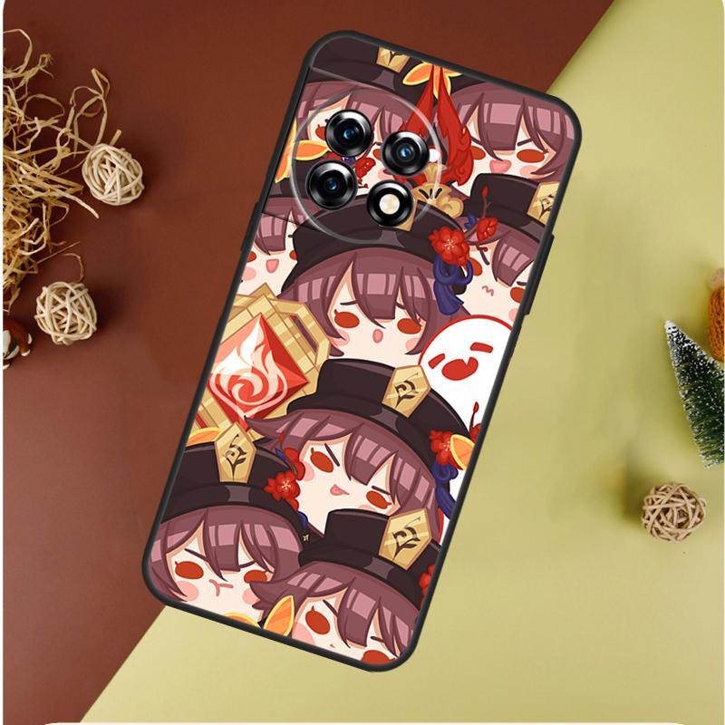 Чехол для телефона Genshin Impact Game для OnePlus 13 13R 12 12R 11 9 10 Pro 8T 9RT 10T 10R N20 N30 Nord CE 2 3 4 Lite