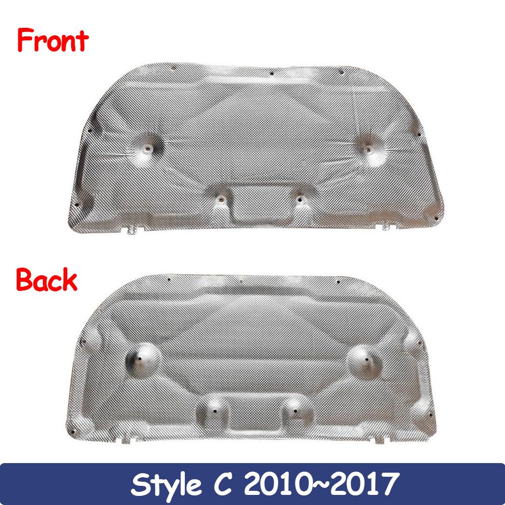 Накладка на капот двигателя для Toyota Land Cruiser Prado J150 2010~2024 Передняя звукоизоляция, теплоизоляция, хлопок, звукоизоляция, огнестойкие аксессуары