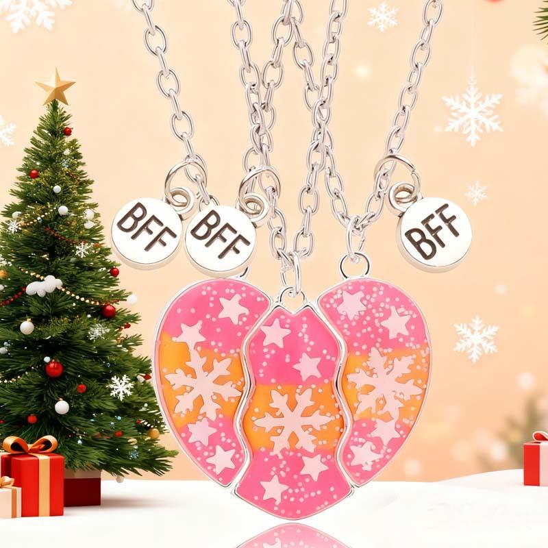 Модное ожерелье с подвеской «Лучшие друзья, мед, любовь, пара», цепочка, дроссель, «Разбитое сердце», BFF, хорошая дружба, ювелирное изделие, подарок