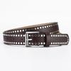 Fashionable Pu Leather Belt With Chic Rivet Buckle For Women Stylish And Versatile