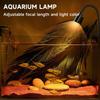 USB Adjustable Focus Aquarium Spot Light Aquascape Clip Lamp for Nano Fish Tank 360° Rotatable Clip Light for Betta/Small Aquariums Accessories