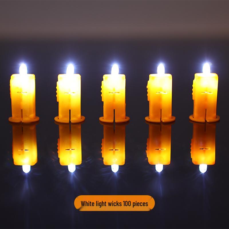 Светодиодный фонарь, комплект фитильных бусин: Сделай сам Красочные Светящиеся Огни для Детей