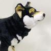 HANSA Stuffed Toy 7242 Black Shiba 50 SHIBA DOG BLACK
