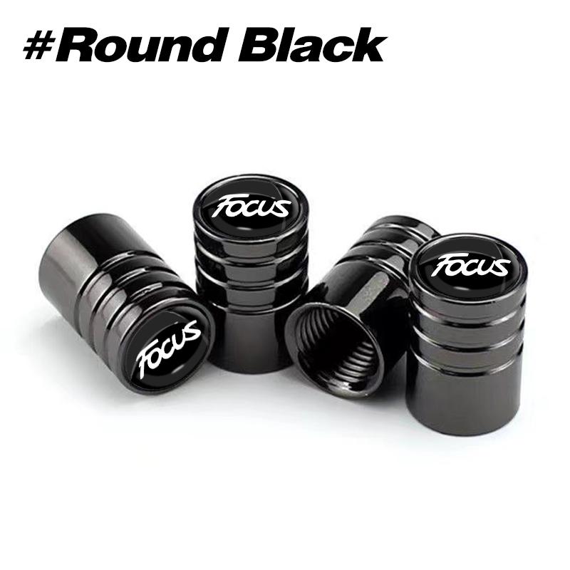 4Pcs Car Valve Caps Wheel Tires Air Tyre Stem Protective Cover For Ford Focus 2 3 MK1 MK2 Fusion Ranger Explorer Accessories XF5