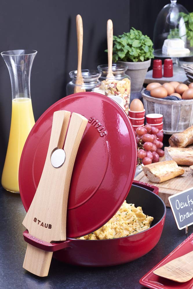 Подставка для крышки staub Lid, японский держатель для крышки из дерева "Wood Holder" [Авторизованный продукт] 40501-124