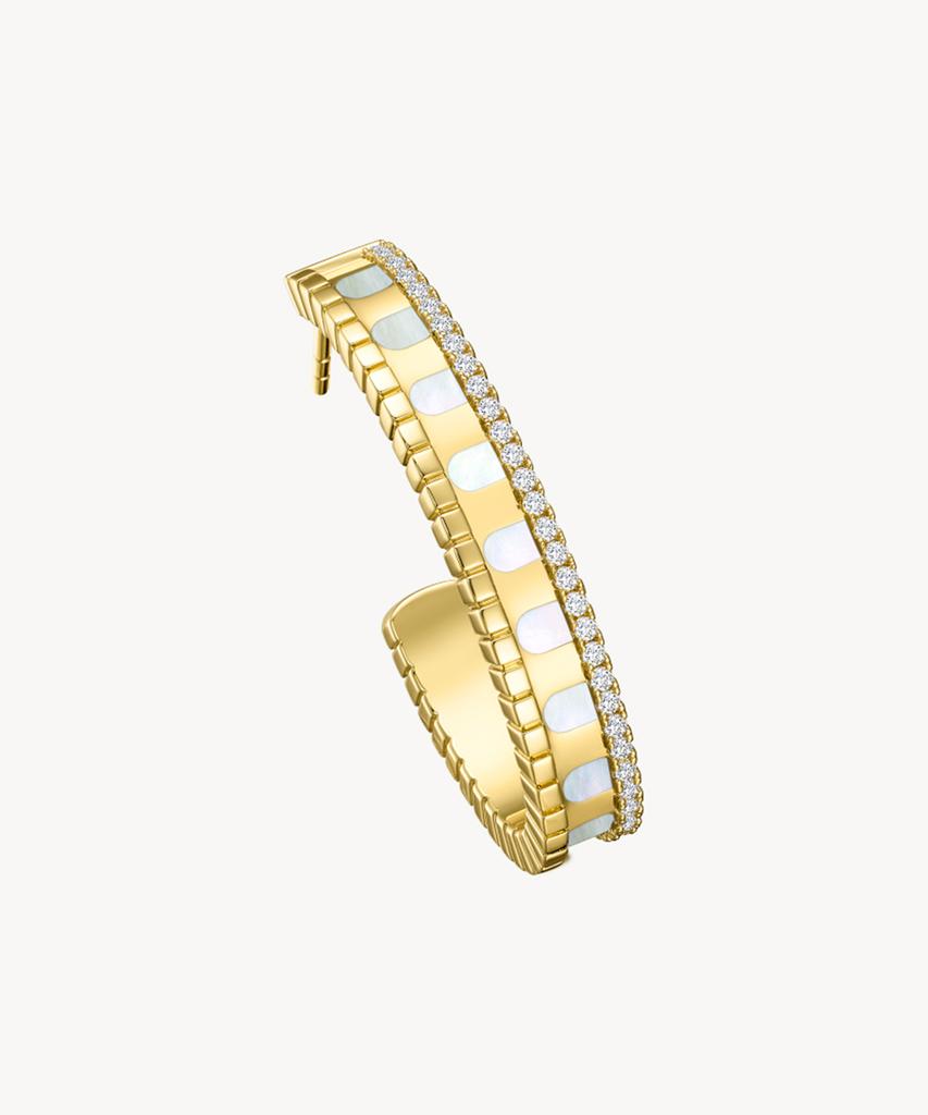 Lola Rose Arch Mother-Of-Pearl Hoop Earrings For Women