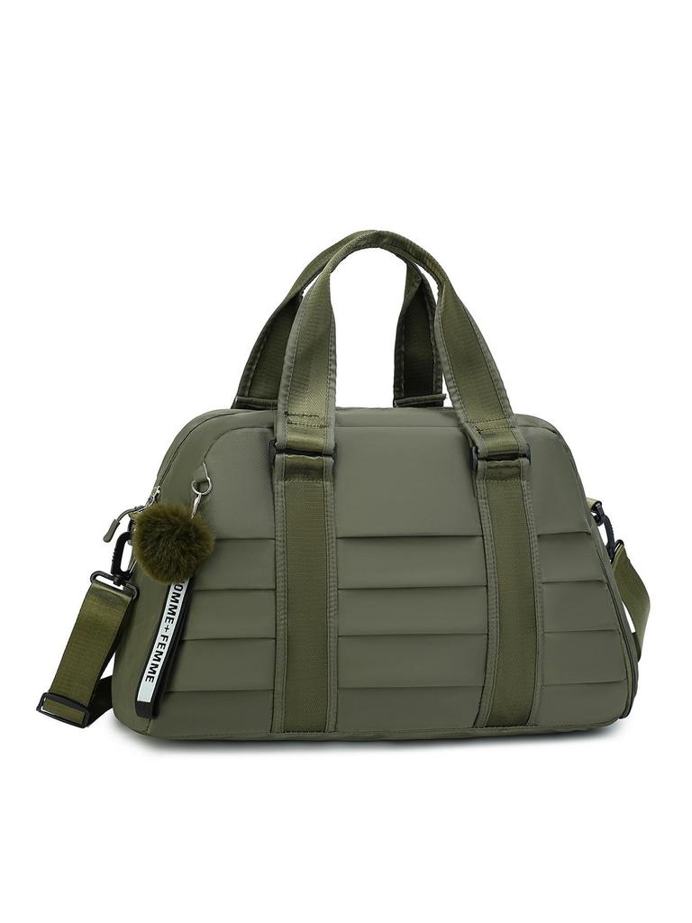 Женская дорожная и спортивная фитнес-сумка кроссбоди большой вместимости, однотонная