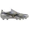 Mizuno Alpha 2 Anti Slip Wear Resistant Soccer Shoes Unisex Silver Gray Mizuno P1GA256004