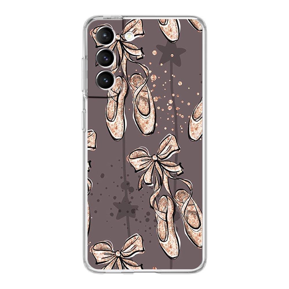 Простой чехол для телефона с балетным лебедем для Samsung Galaxy S23 S22 5G S20 Ultra S21 FE 5G S10E S9 S8 S10 Plus Мягкая задняя крышка