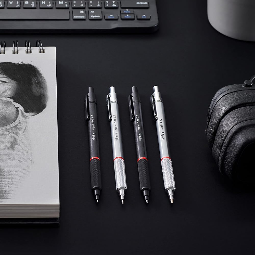 Ротринг (Ротринг) Держатель для острого стержня Rapid Pro 2,0 мм Черный 1904-260 [Оригинальный японский]