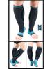 HT020 Breathable Compression Calf Sleeves: Extra Long Support for Basketball, Football, and Hiking