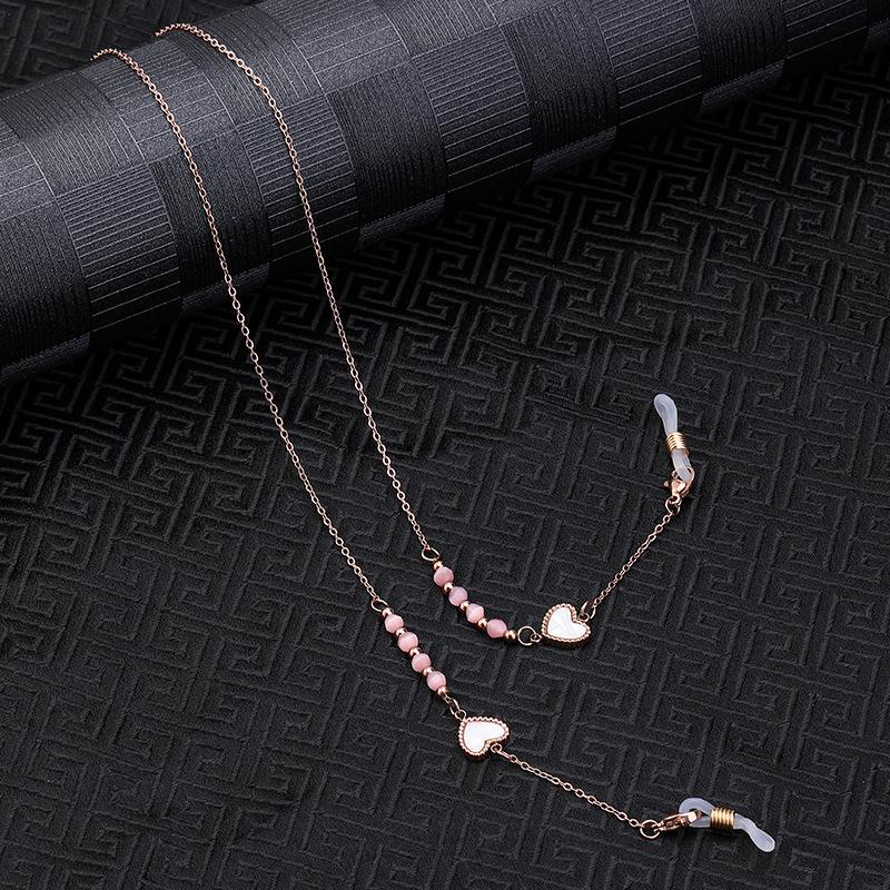 Multi-color Anti-slip Eyeglass Case with Chain and Cloth for Prescription and Reading Glasses