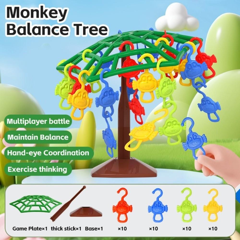 Hanging Monkey Kids Balance Toy Desktop Game Balance Game Toy Monkey Climbing Tree Toy Kids