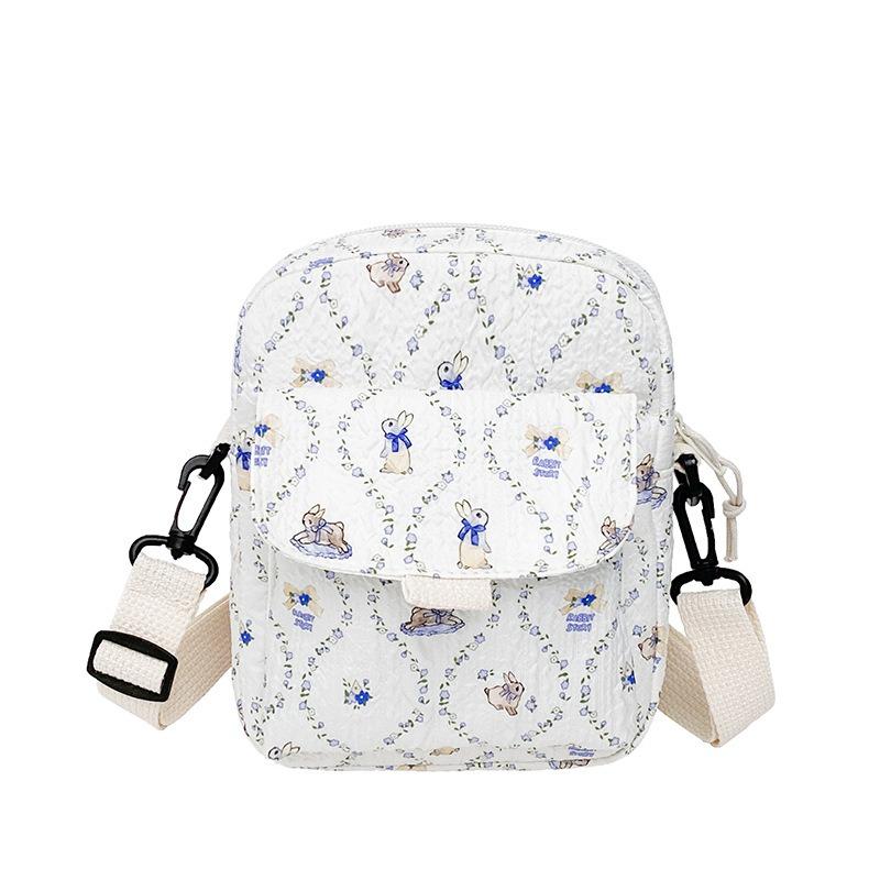 Модная маленькая сумка Новая трендовая маленькая свежая студенческая сумка-мессенджер милая девичья маленькая холщовая сумка