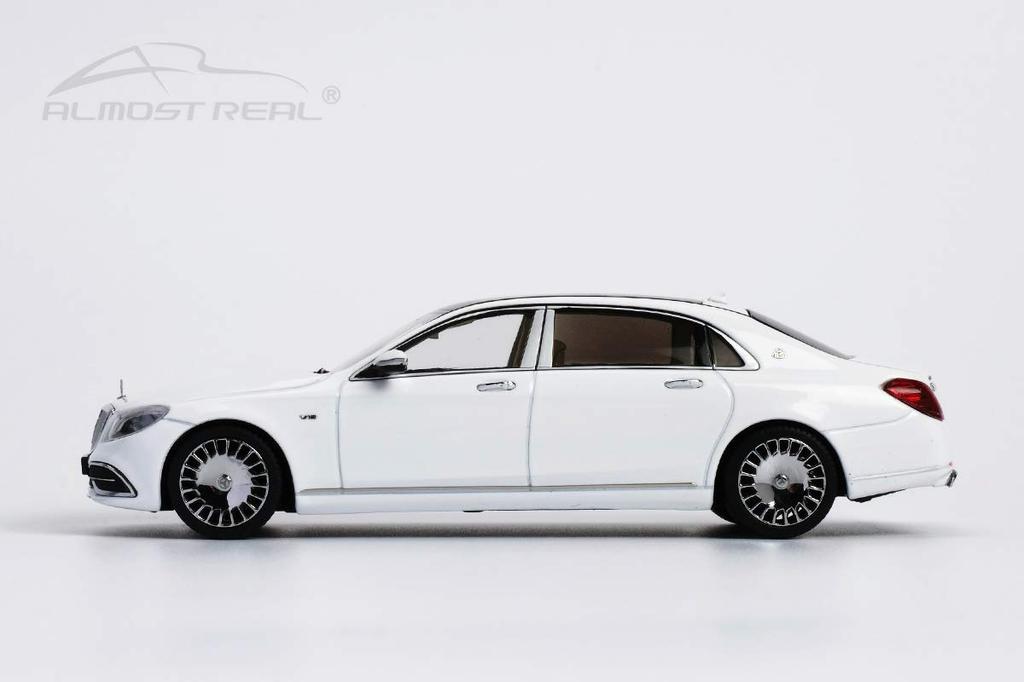 Почти Реальный 2019 Бриллиантово-Белый Масштабная Полностью Литая Модель Автомобиля Mercedes-Maybach S-Class - - 1/43 (Номер продукта 420111)