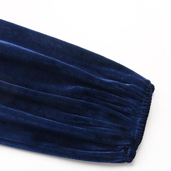 Женские топы с V-образным вырезом, фонарики, длинные рукава, однотонные пуловеры, топы с оборками и строчкой по низу