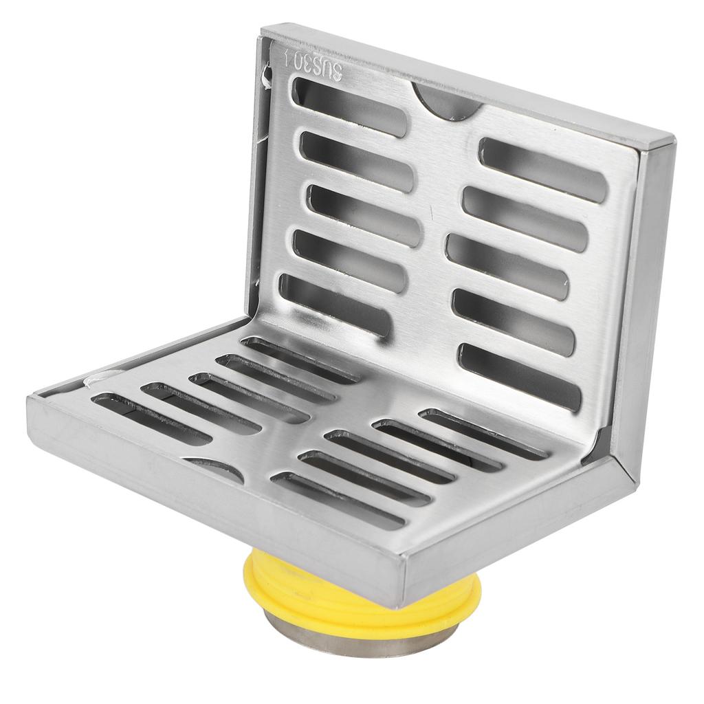 Corner Floor Drain L Shape Stainless Steel Wear Resistant Durable Corrosion Resistant Widely Used L