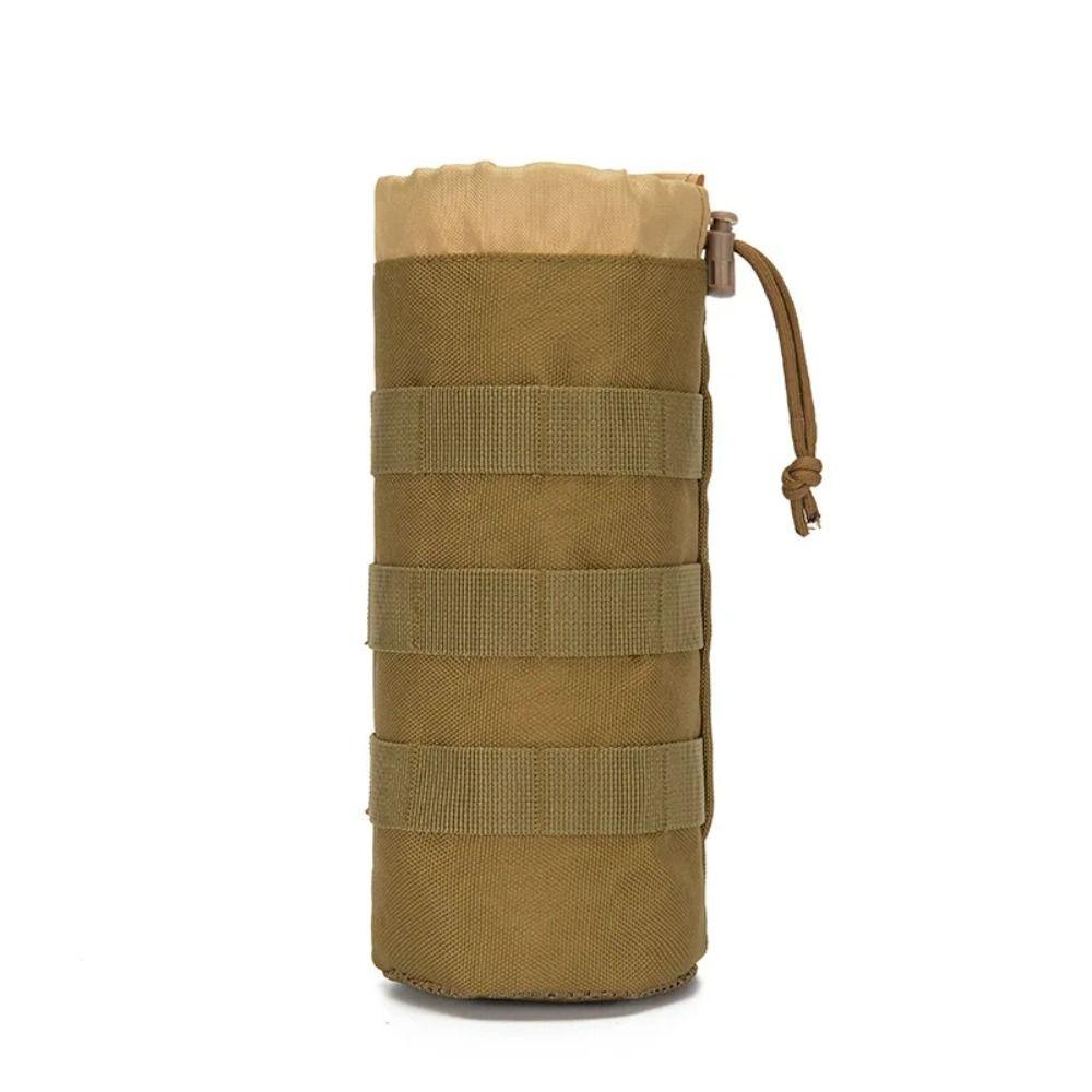 Molle System Outdoor Kettle Carrier Bag Water Bottle Bag Multifunction Hiking Bottle Pouch Unisex