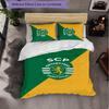 Sporting CP FC Themed Bedding 3Pcs Duvet Cover Set Decorative Bed Linen For Teen Room Home Decoration