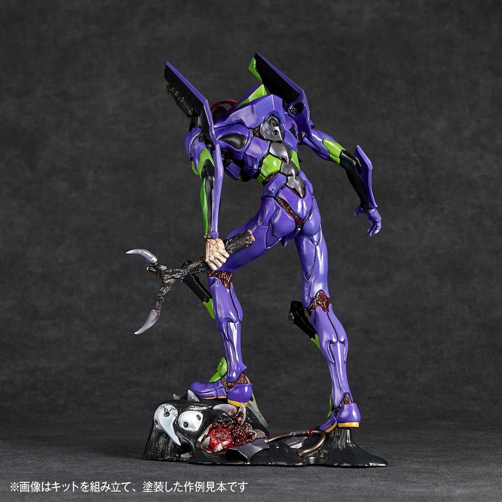 Kaiyodo ARTPLA SCULPTURE WORKS Evangelion Approximately 230mm Unpainted Plastic Model Kit AP048 Unit-01 "Runaway" (2025 Rerelease), Tall, Non-Scale,