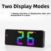 Temperature/Date Display Digital Alarm Clock 12/24H Format LED Digital Clock  Office