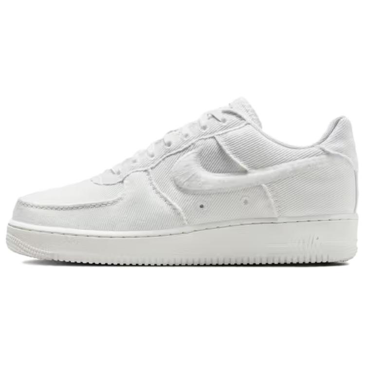 Nike Air Force 1 Low Canvas Summit White Light Orewood Brown Sneakers HV1204-100