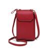 Women's Wallet Korean Version of The Double-layer Mobile Phone Bag Multi-card Slot Fashion Zipper Shoulder Bag