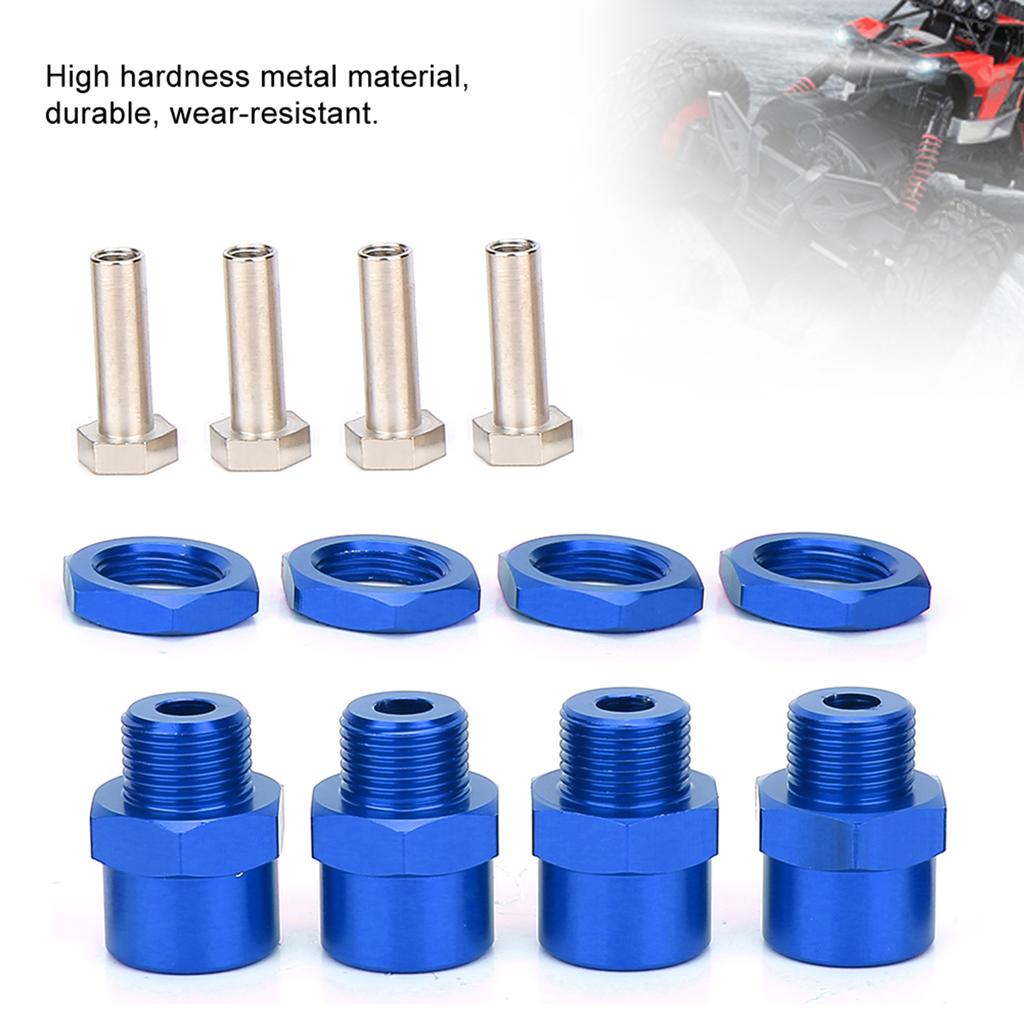 RC Car 12mm To 17mm Wheel Hex Conversion Adapter Accessories for Sakura D4 HSP 94123 110 CarBlue